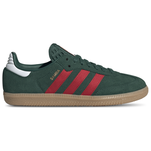 BOYS - adidas Samba World Cup 2026 - Team Dark Green/Gum Better Scarlet