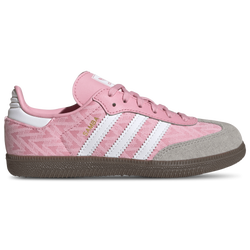 Girls' Preschool - adidas Samba OG - Light Pink/White/Gum