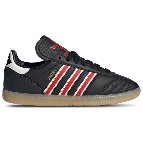 BOYS - adidas Originals Samba JP - Red/Gum Core Black