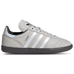 Boys' Grade School - adidas Originals Samba JP - Off White/Grey One/Utility Black