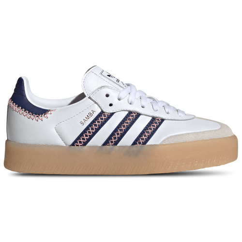 adidas Originals Sambae - adidas Ftwr White/Dark Blue Glory Pink