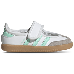 Girls' Toddler - adidas Samba Jane - Ftwr White/Easy Green