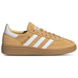 Boys' Grade School - adidas Originals Handball Spezial - White/Semi Ice Tangerine/Gum