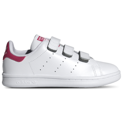 Boys' Preschool - adidas Originals Stan Smith - White/White/Bold Pink