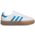 adidas Originals Sambae - Girls' Grade School White/Bright Blue/Metallic Gold