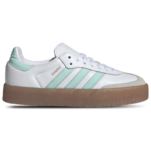 adidas Originals Sambae - adidas Originals White/Metallic Gold Clear Mint
