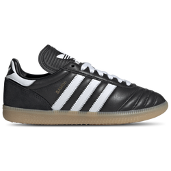 Boys' Grade School - adidas Originals Samba JP - Black/White