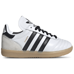 Boys' Grade School - adidas Originals Samba JP - White/Black