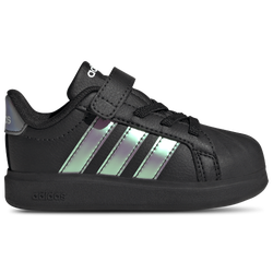 Boys' Toddler - adidas Streettalk Elastic Lace - Footwear White/Core White/Iridescent