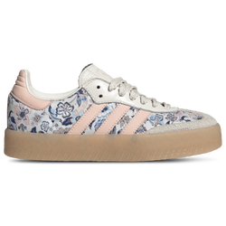Boys' Grade School - adidas Originals x Liberty London Sambae - Off White/Blush Pink