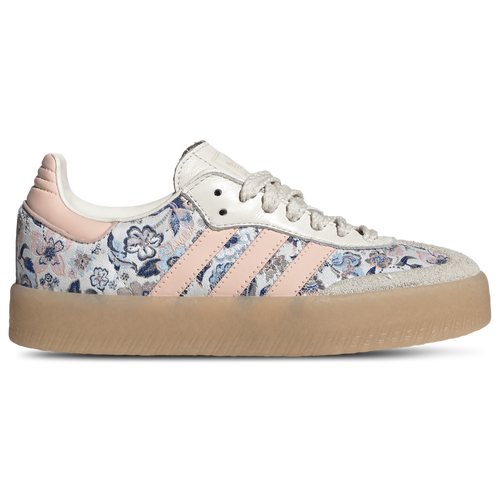 BOYS - adidas Originals x Liberty London Sambae - Off White/Blush Pink