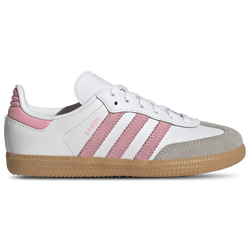 Girls' Preschool - adidas Originals Samba - Ftwr White/Gum/Ftwr White