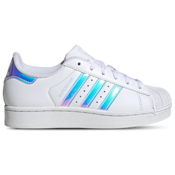 Girls' Grade School - adidas Originals Superstar II - White/Multi