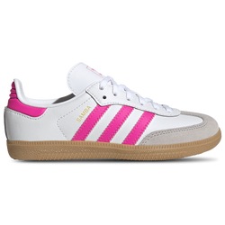 Boys' Preschool - adidas Originals Samba - Lucid Pink/White