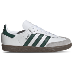 Boys' Preschool - adidas Originals Samba - White/Collegiate Green