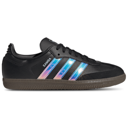 Girls' Grade School - adidas Originals Samba OG - Black/Silver/Halo
