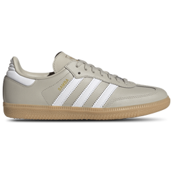Boys' Grade School - adidas Originals Samba - Wonder Alumina/White