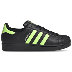 Men's - adidas Originals Superstar II - Black/Signal Green