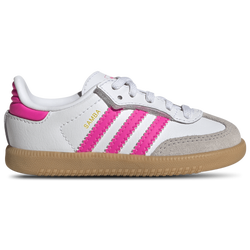 Girls' Toddler - adidas Samba OG - Footwear White/Lucid Pink