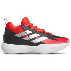 Boys' Grade School - adidas Cross 'Em Up Select - White/Silver Metallic