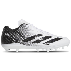 Men's - adidas adizero Impact+ II Mid Cut Football Cleat - White/Core Black/Core Black