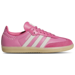 Girls' Grade School - adidas Originals Samba - Off White/Bliss Pink/Bliss Pink