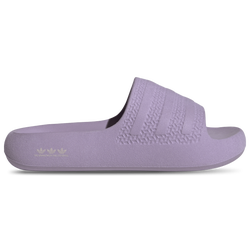 Women's - adidas Originals Adilette Slides - Powder Plum/Powder Plum