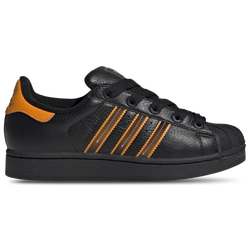 Women's - adidas Originals Superstar II - Black/Crew Orange