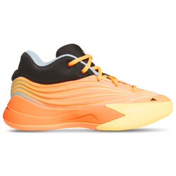 Boys' Grade School - adidas Dame X - Ice Tangerine/Lucid Orange