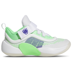 Boys' Preschool - adidas D.O.N Issue 6 - White/Screaming Green/Lucid Blue