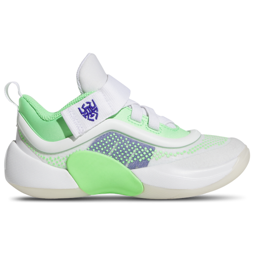  - adidas D.O.N Issue 6 - White/Screaming Green Lucid Blue