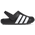 adidas Adilette Clogs - Men's Black/White