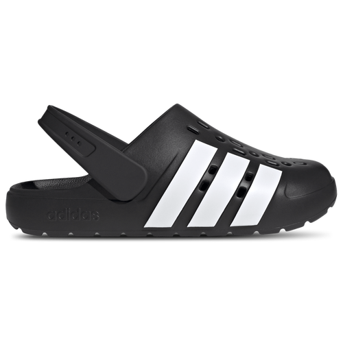 MENS - adidas Adilette Clogs - Black/White