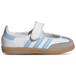 Girls' Preschool - adidas Originals Samba Jane - Ftwr White/Clear Sky