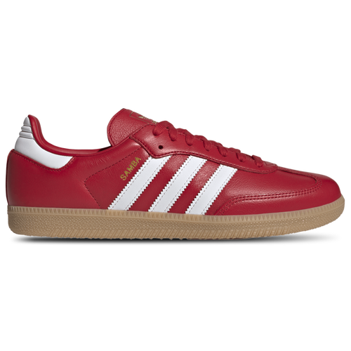 Men's - adidas Originals Samba  - Better Scarlet/White