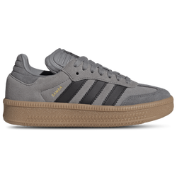 Boys' Grade School - adidas Originals Samba XLG  - Grey/Black