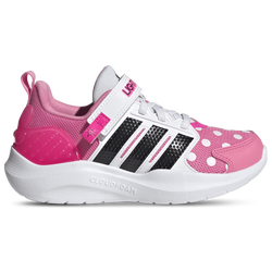 Girls' Preschool - adidas x Disney Minnie Mouse Lightorama Elastic Lace - Core Black/Lucid Pink/Bliss Pink