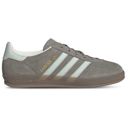 adidas Originals Gazelle Indoor - Adidas Silver Pebble/Linen Green Gum