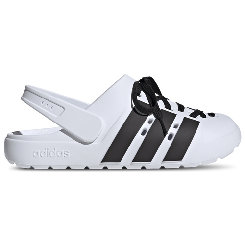 MENS - adidas adilette 2.0 Clogs - White/Black