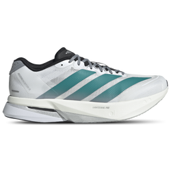 Men's - adidas Boston 13 - White/Pure Teal