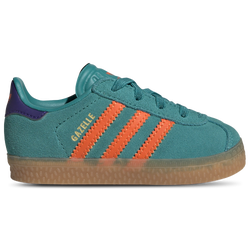 Boys' Toddler - adidas Originals Gazelle - Pure Teal/Impact Orange/Collegiate Purple