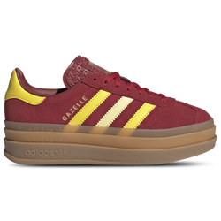 Girls' Grade School - adidas Originals Gazelle Bold - Team Victory Red/Yellow