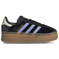 Girls' Grade School - adidas Gazelle Bold J - Black/Blue Spark/Wonder White