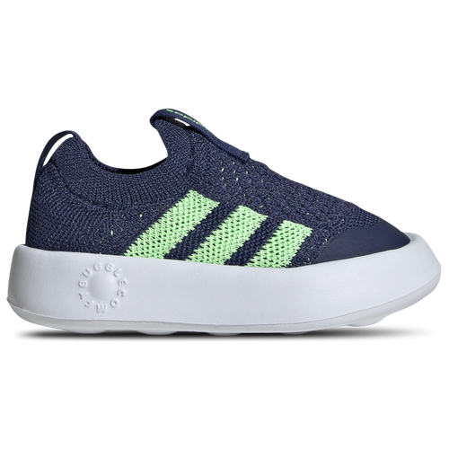 BOYS - adidas Bubble Comfy I - Lime Green/Dark Blue White
