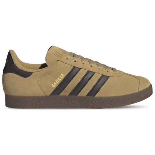 MENS - adidas Originals Gazelle - Golden Beige/Dark Brown