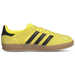 Men's - adidas Originals Gazelle Indoor - Black/Shock Yellow