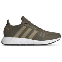 Men's - adidas Swift Run 1.0 - Olive Strata/Blanch Cargo/Ftwr White