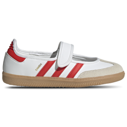 Girls' Grade School - adidas Originals Samba Jane - Red/White