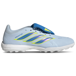 Men's - adidas Predator League Fold-Over Tongue Turf - Crystal Sky/Ray Blue/Team Solar Yellow
