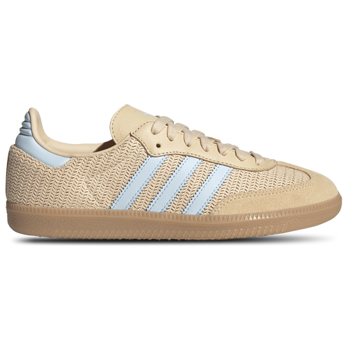 Adidas Originals Womens Adidas Samba Og Suede Low-top Trainers In Blue/sand